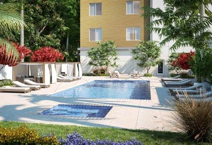 Resort-style pool & cabanas