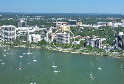 Aerial view of Royal St Andrew condo