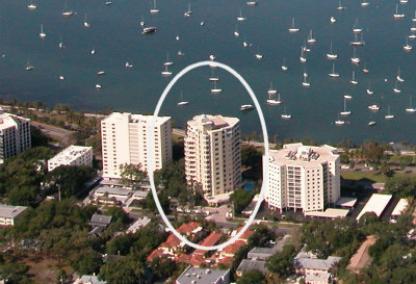 Aerial view of Tessera condominium